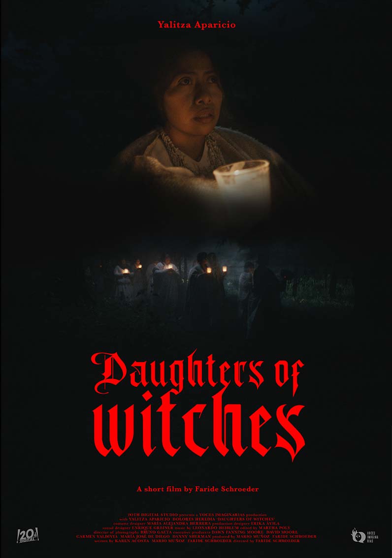 Framerate Entertainment Post Production: Póster cortometraje ficción Daughters of witches.