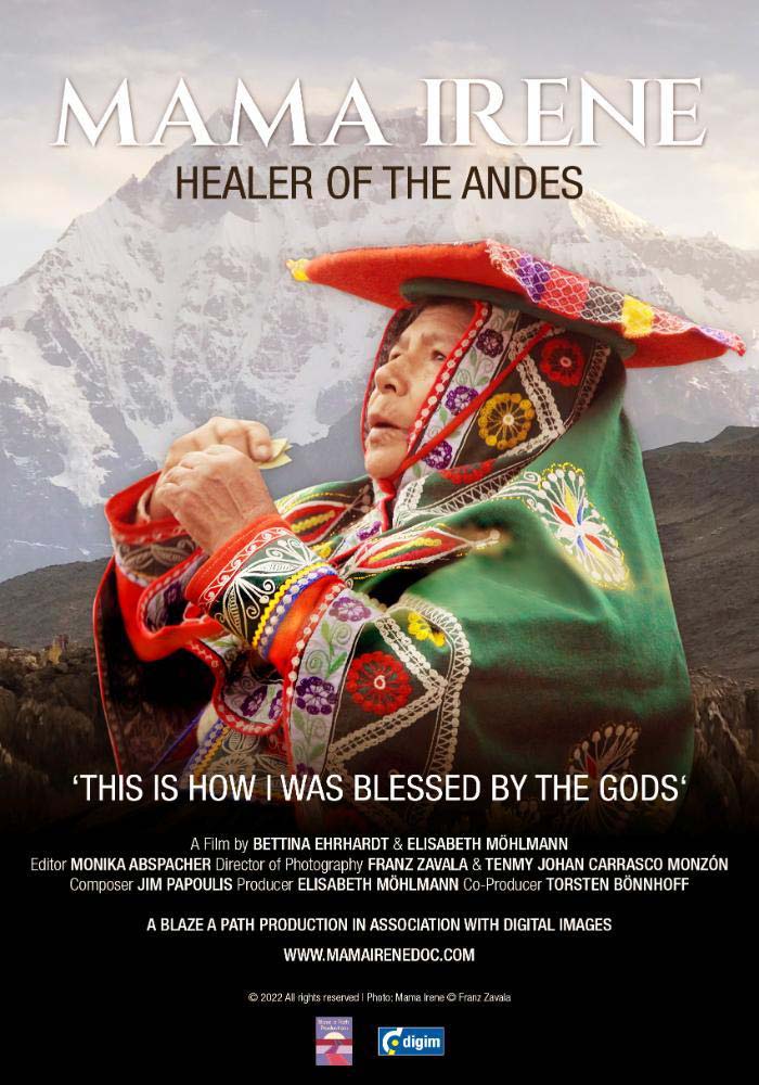Framerate Entertainment Post Production: Póster del documental Mama Irene - Sanadora de los Andes.